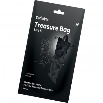 Мешочек SATISFYER TREASURE BAG для хранения игрушек XL черный