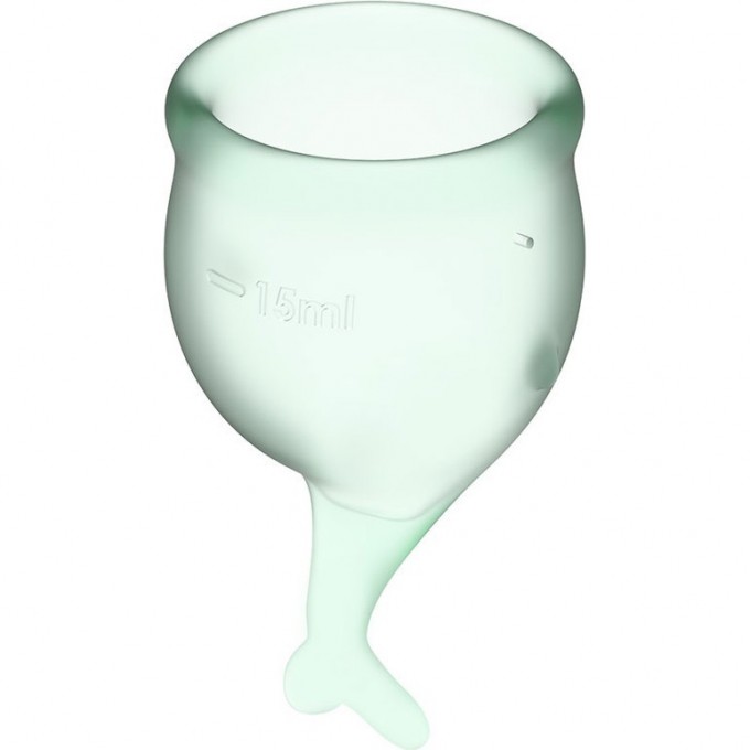 Набор менструальных чаш 2 шт SATISFYER FEEL SECURE MENSTRUAL CUP LIGHT GREEN J1766-1 Набор менструальных чаш 2 шт SATISFYER FEEL SECURE MENSTRUAL CUP LIGHT GREEN J1766-1
