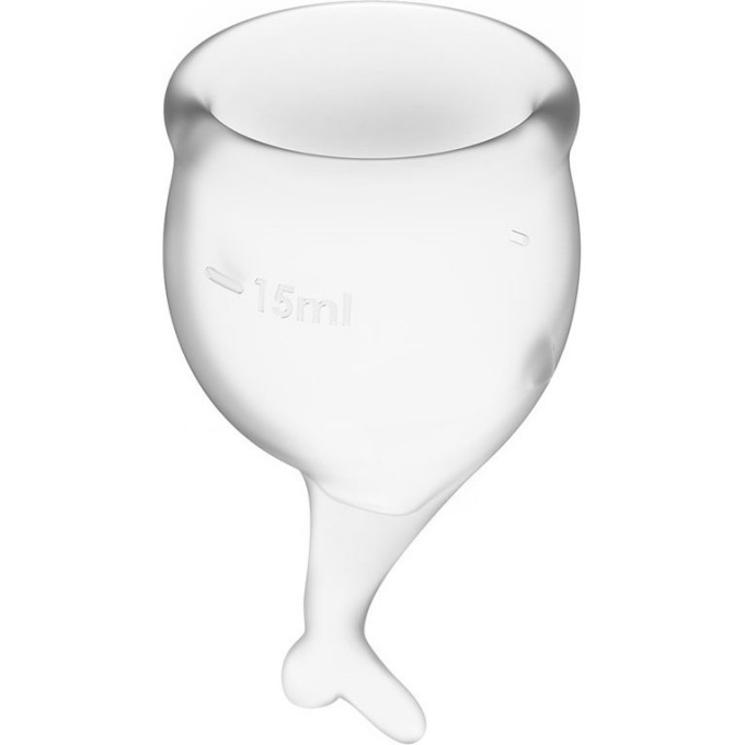 Набор менструальных чаш 2 шт SATISFYER FEEL SECURE MENSTRUAL CUP TRANSPARENT J1766-2 Набор менструальных чаш 2 шт SATISFYER FEEL SECURE MENSTRUAL CUP TRANSPARENT J1766-2