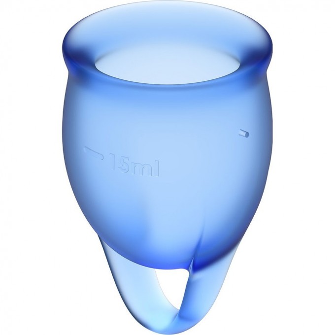 Набор менструальных чаш, 2шт. SATISFYER FEEL CONFIDENT MENSTRUAL CUP DARK BLUE J1762-6 Набор менструальных чаш, 2шт. SATISFYER FEEL CONFIDENT MENSTRUAL CUP DARK BLUE J1762-6