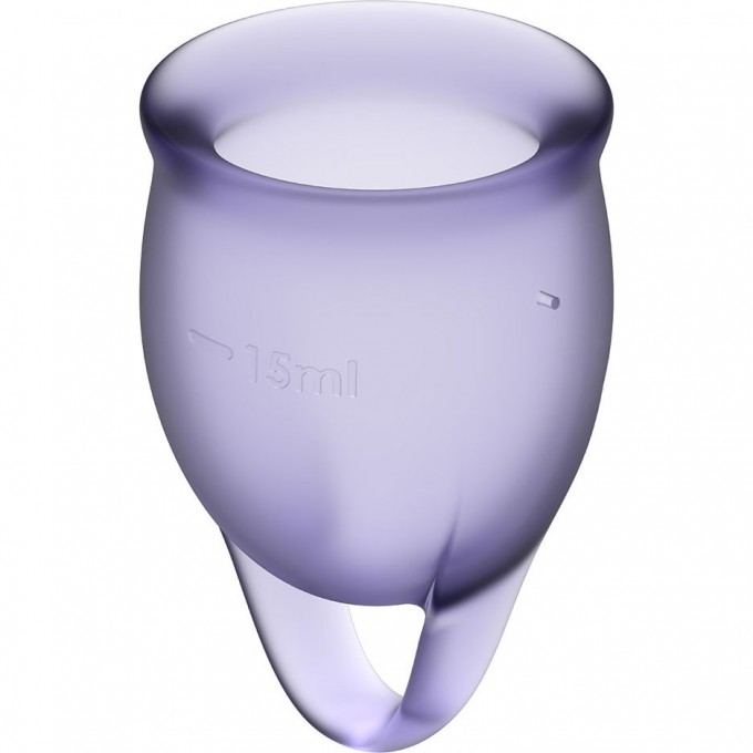 Набор менструальных чаш, 2шт SATISFYER FEEL CONFIDENT MENSTRUAL CUP LILLA J1762-4 Набор менструальных чаш, 2шт SATISFYER FEEL CONFIDENT MENSTRUAL CUP LILLA J1762-4