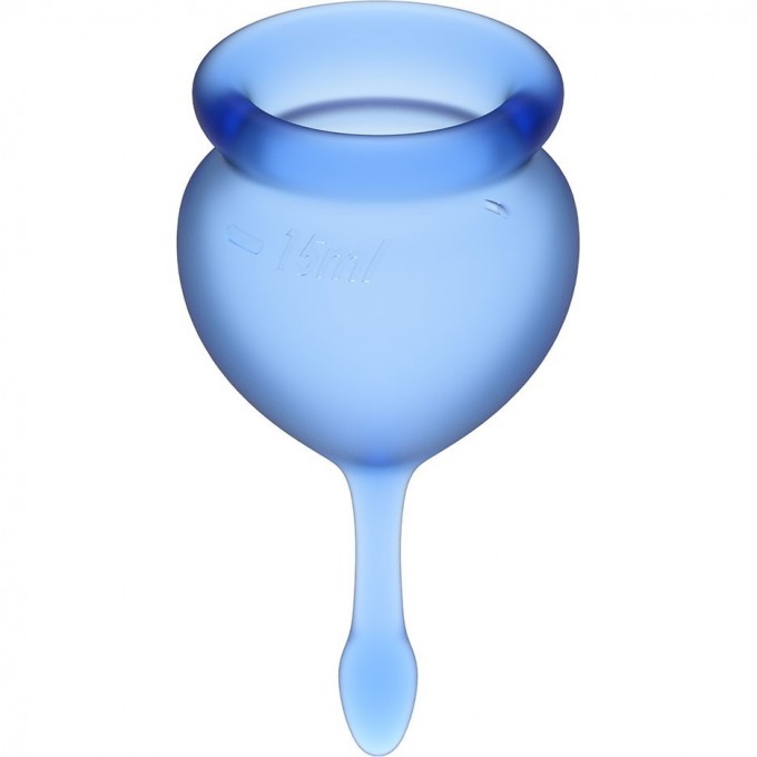 Набор менструальных чаш, 2шт SATISFYER FEEL GOOD MENSTRUAL CUP DARK BLUE J1763-6 Набор менструальных чаш, 2шт SATISFYER FEEL GOOD MENSTRUAL CUP DARK BLUE J1763-6
