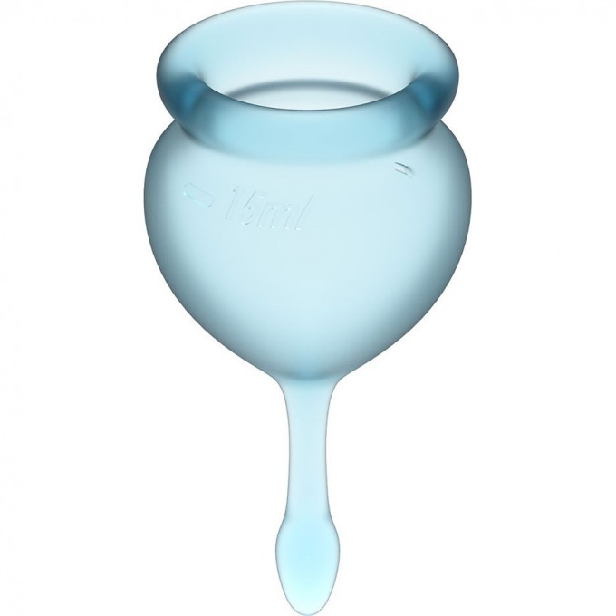 Набор менструальных чаш, 2шт SATISFYER FEEL GOOD MENSTRUAL CUP LIGHT BLUE J1763-3 Набор менструальных чаш, 2шт SATISFYER FEEL GOOD MENSTRUAL CUP LIGHT BLUE J1763-3