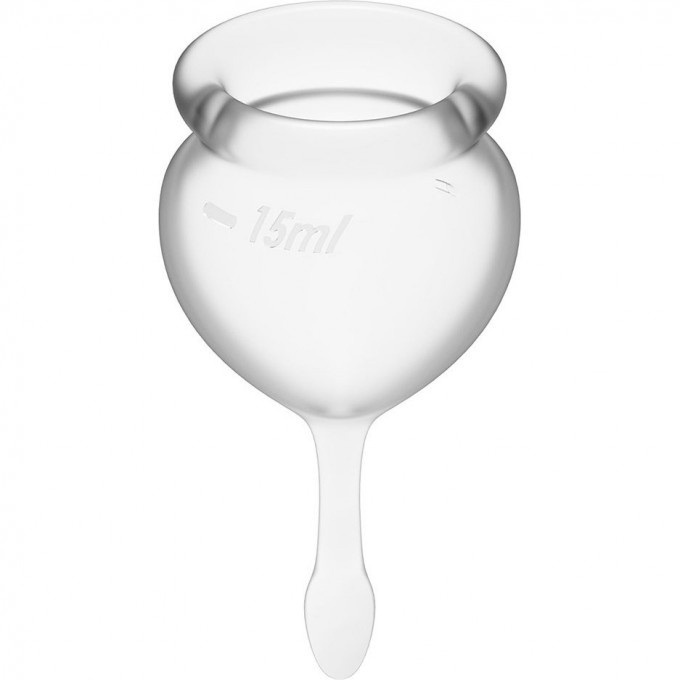 Набор менструальных чаш, 2шт SATISFYER FEEL GOOD MENSTRUAL CUP TRANSPARENT J1763-2 Набор менструальных чаш, 2шт SATISFYER FEEL GOOD MENSTRUAL CUP TRANSPARENT J1763-2
