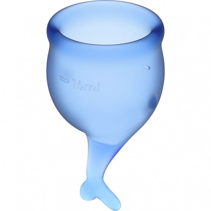 Набор менструальных чаш, 2шт SATISFYER FEEL SECURE MENSTRUAL CUP DARK BLUE J1766-6 Набор менструальных чаш, 2шт SATISFYER FEEL SECURE MENSTRUAL CUP DARK BLUE J1766-6