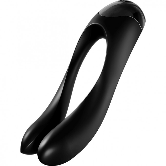 Универсальный пальчиковый вибратор для эрогенных зон SATISFYER CANDY CANE, черный J2018-121-2 Универсальный пальчиковый вибратор для эрогенных зон SATISFYER CANDY CANE, черный J2018-121-2