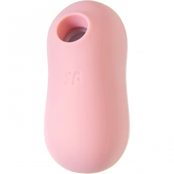 Вакуум-волновой бесконтактный стимулятор клитора SATISFYER Cotton Candy, силикон, розовый