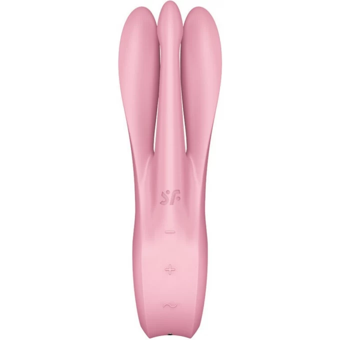 Вибростимулятор SATISFYER Threesome 1 , розовый J2018-241-1 Вибростимулятор SATISFYER Threesome 1 , розовый J2018-241-1