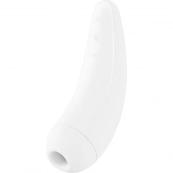 Вибростимулятор вакуум-волновой клиторальный SATISFYER CURVY 2+ WHITE